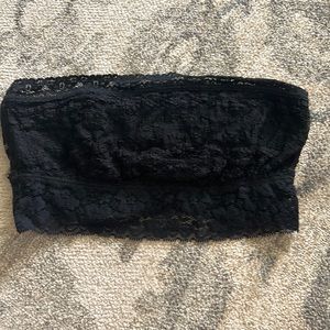Free People Intimately black lace bandeau